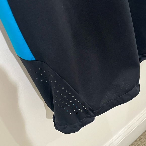 Nike Carolina Panthers NFL Pullover Jacket Black Blue Size Medium - Picture 8 of 14